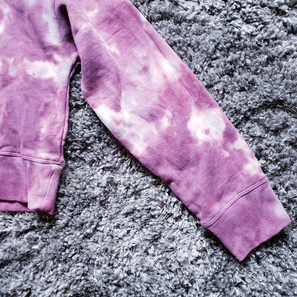 Calvin Klein Sunburst Tie Dye Cropped Sweatshirt - Picture 5 of 6